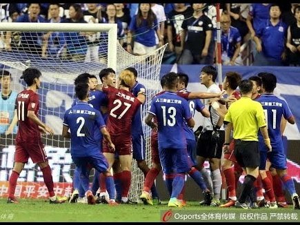 申花输球后，五星体育账号禁止海港球迷评论！